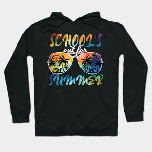 Schools Out For Summer Tie Dye Last Day Of School Teacher Hoodie